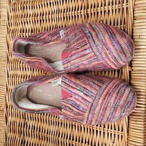 Toms women's multi-colored espadrilles.